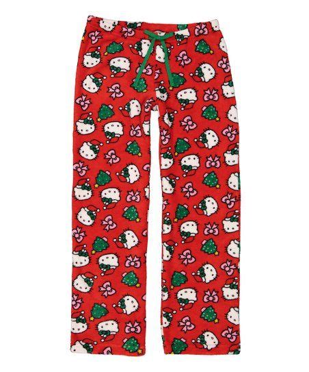 christmas hello kitty pajama pants